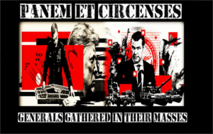 Listen tonight on Ground Zero with Clyde Lewis as Clyde talks with Sean Patrick Hazlett about - Panem Et Circenses - Generals Gathered In Their Masses With Sean Patrick Hazlett.