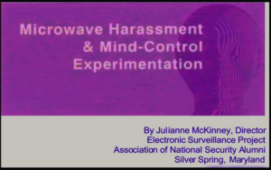Microwave Harassment & Mind Control Experimentation
