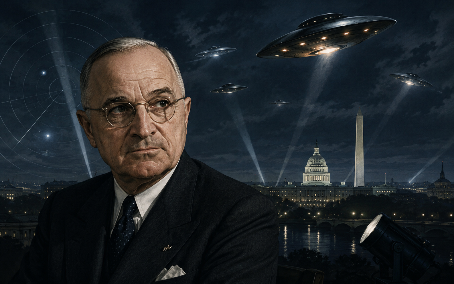 President Truman and the UFOs Over Washington D.C.